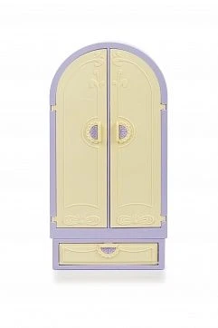 Spacious Doll Wardrobe "Little Princess" (Soft Pink)
