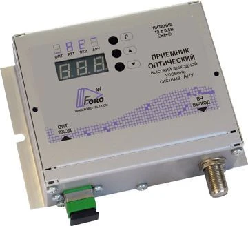 Optical Receiver for Cable TV Signal Conversion FORO 208ES