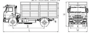 AZC8090 Livestock Truck on KAMAZ 43253-G5 Chassis