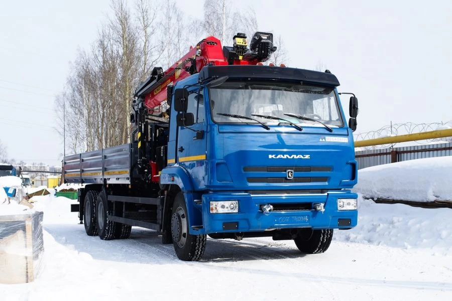 Special Hydraulic Crane Truck MKMA on KAMAZ 65117 Base 64K06N-UG