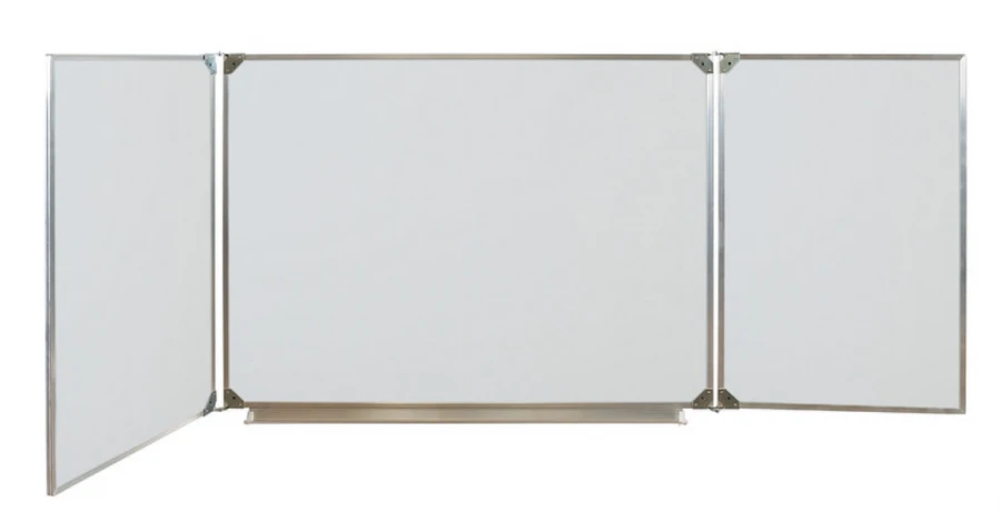 Magnetic Whiteboard with Rotating Sections