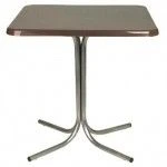 Rectangular Dining Table with Metal Support