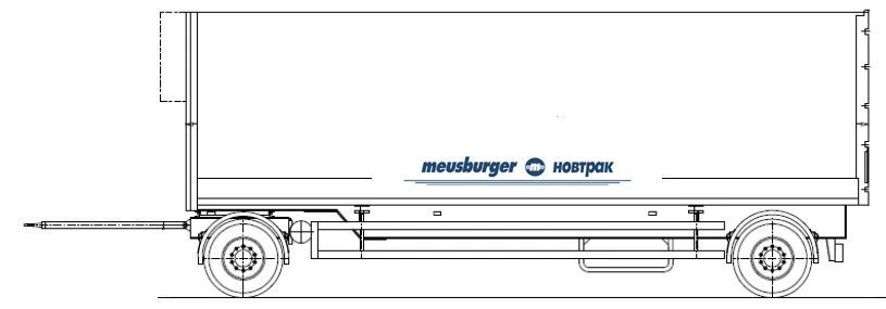 Isothermal Two-Axle Trailer for Cargo Transport AG-24FN