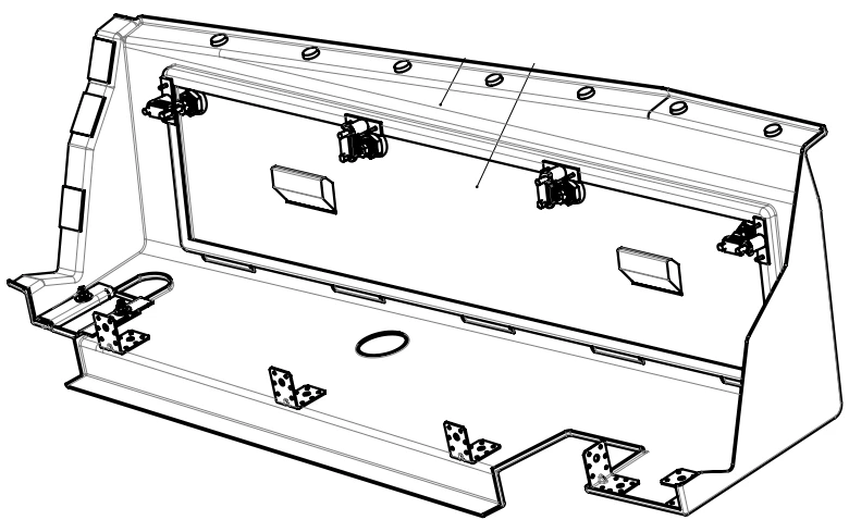 Complete Rear Assembly S.11-20.50.030 for Tramway Cars