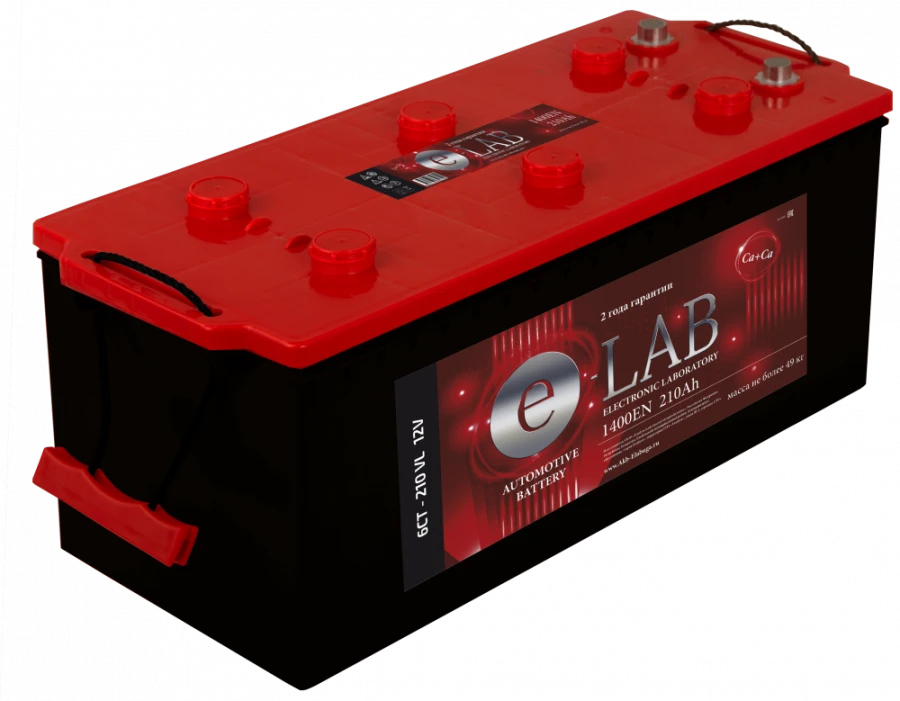 Lead Acid Battery for Starting Piston Engines 6ST-210 "ELAB