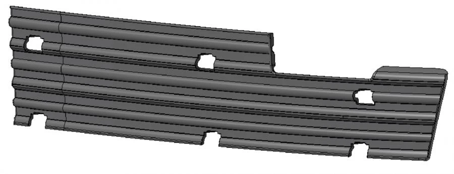 Air Intake Flap for Vehicles M1 and N1 - Model 98109664XT