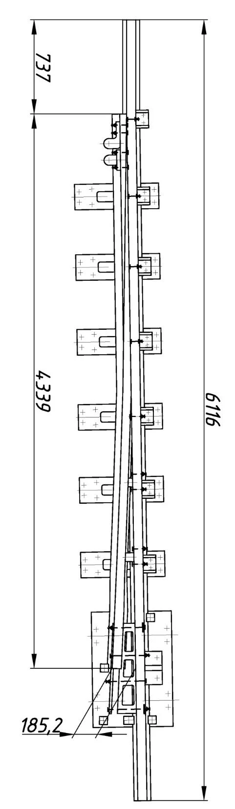 R50型轨道框架