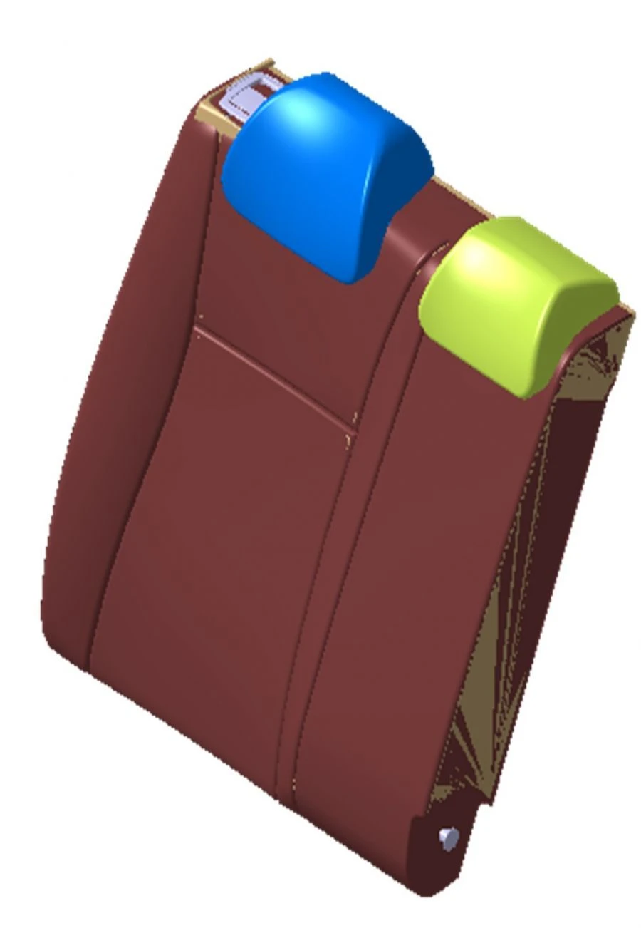 Right Side Rear Seat Backrest (HCr PE)