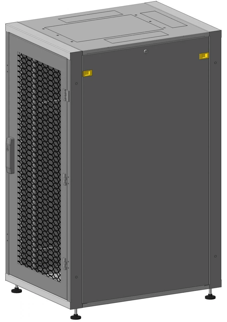 Floor-mounted Telecommunications Cabinet 19" Model SH-P-24U-600x1000-PP-RTSH