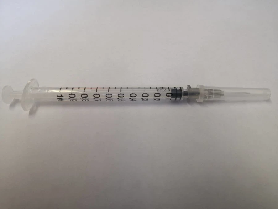 Sterile Single-Use Injection Syringe 1A "Luer" with 0.4x12 Needle