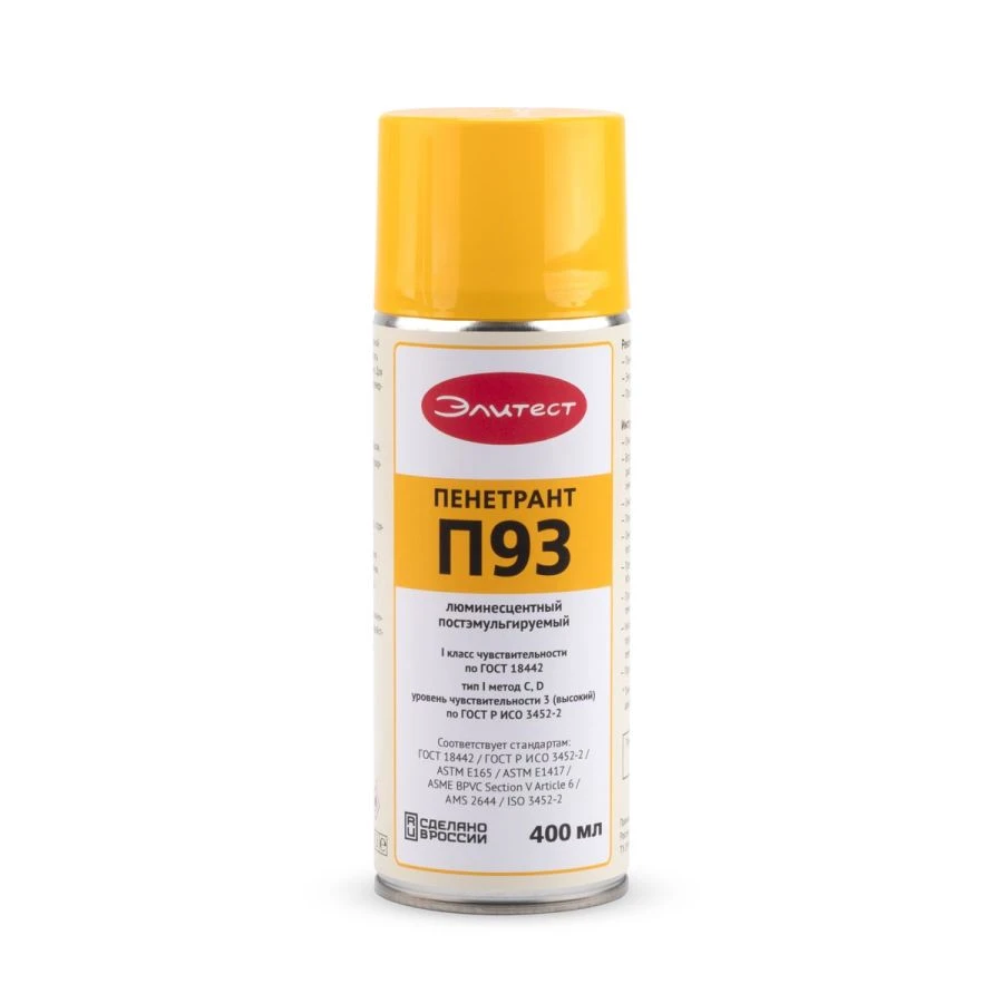 EliteTest P93 Fluorescent Penetrant for Capillary Testing