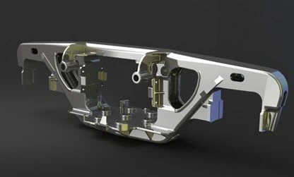 Side Frame for Freight Train Carriage 9896-10.20.00.000SB with Side Frame 9896-10.20.00.001