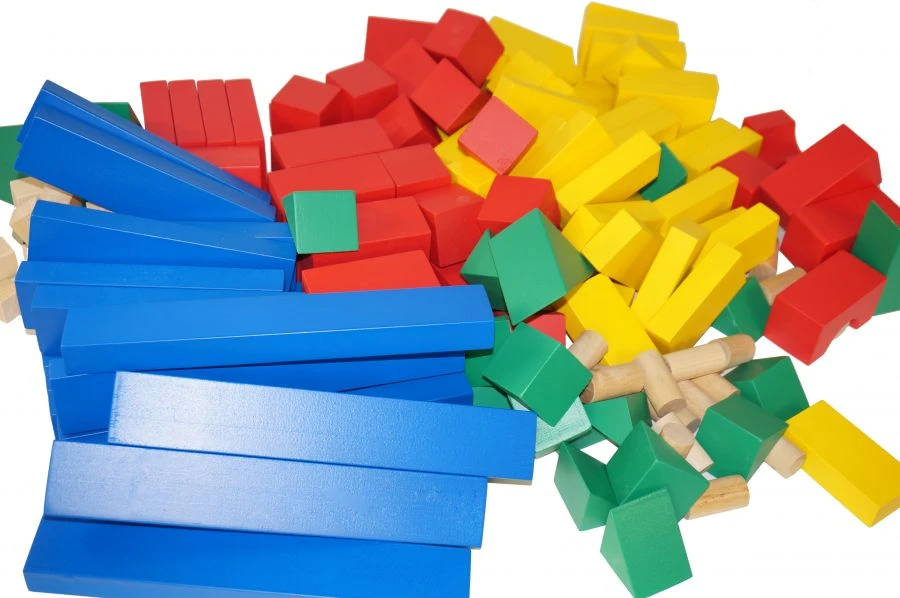 Wooden Construction Set for Kids - Agapova Building Kit, 150 Pieces