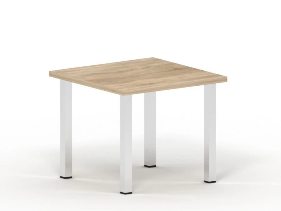 Universal Square Table with Metal Legs