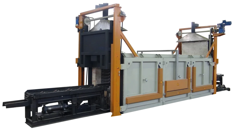 Electric Pusher Furnace for Ceramics STZ 6.2.45, 5.5/9.5