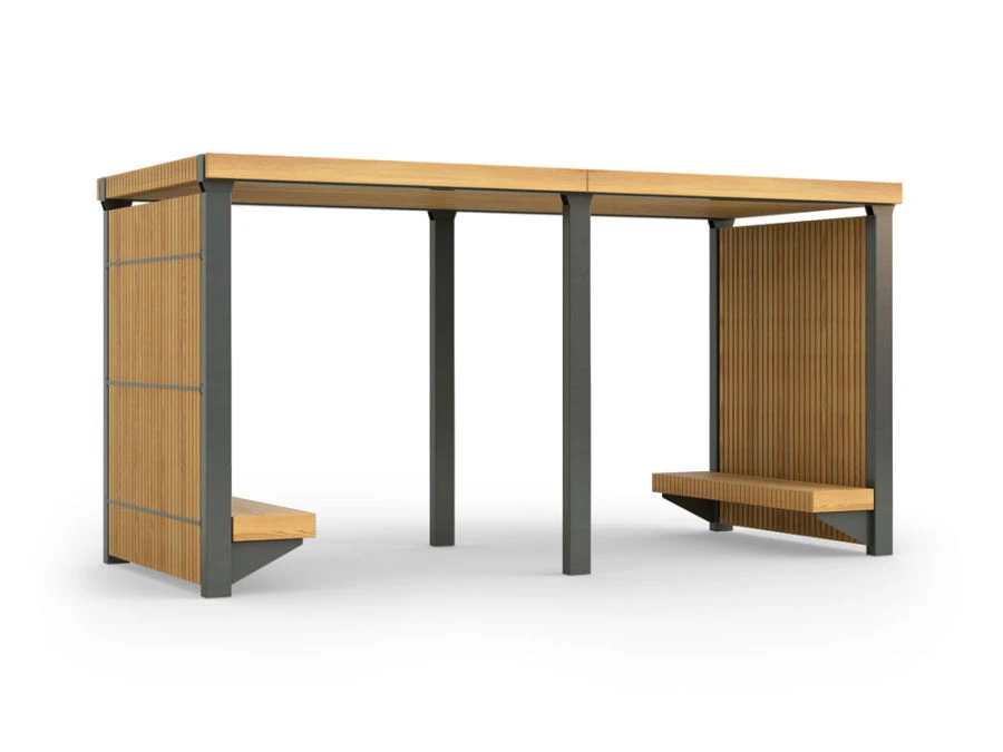 Altair Pergola A3033 - Durable Steel and Wood Outdoor Structure