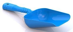 Blue Shovel for Digging and Building Sandcastles