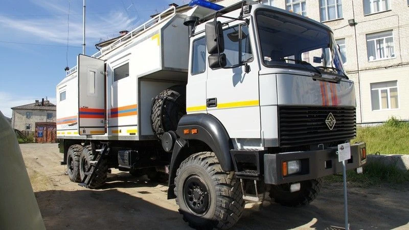 Средства транспортные для аварийно-спасательных служб и полиции типа 6YN32, модификации 6Y134Z на базе шасси Урал типа 4320 моди