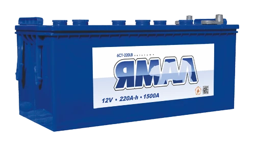 Lead Acid Starter Battery for Internal Combustion Engines 12V 220Ah Yamal