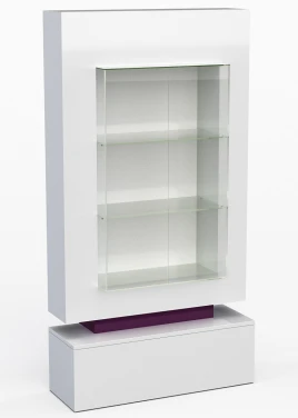 Flag Display Case without Shelves - TDI School Series