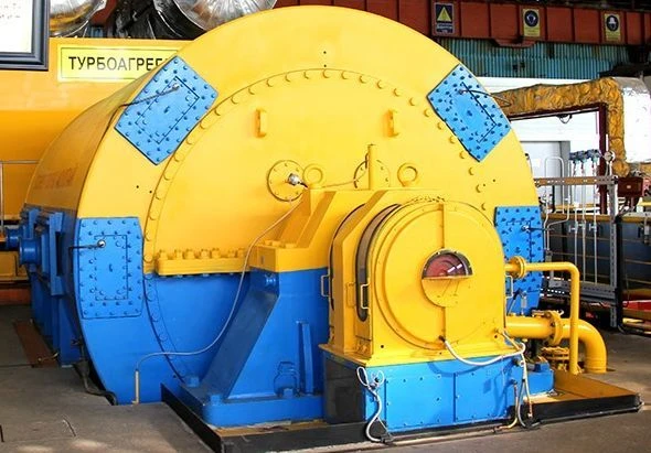 TVF-125-2 Turbo Generator with Hydrogen Cooling, 125 MW