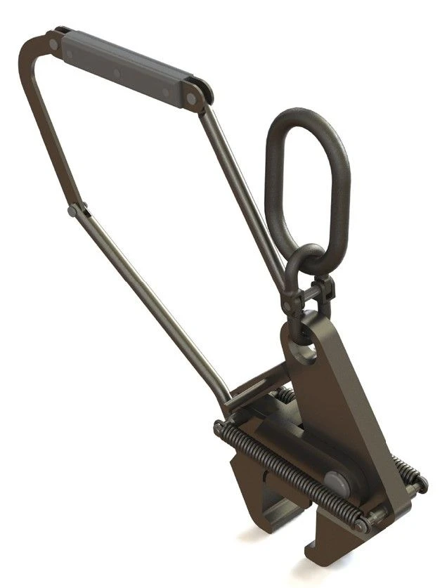 Rail Lifting Gripper with Safety Mechanism