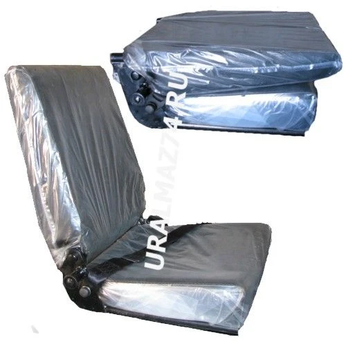 Single Folding Passenger Seat with 2-Point Safety Belts