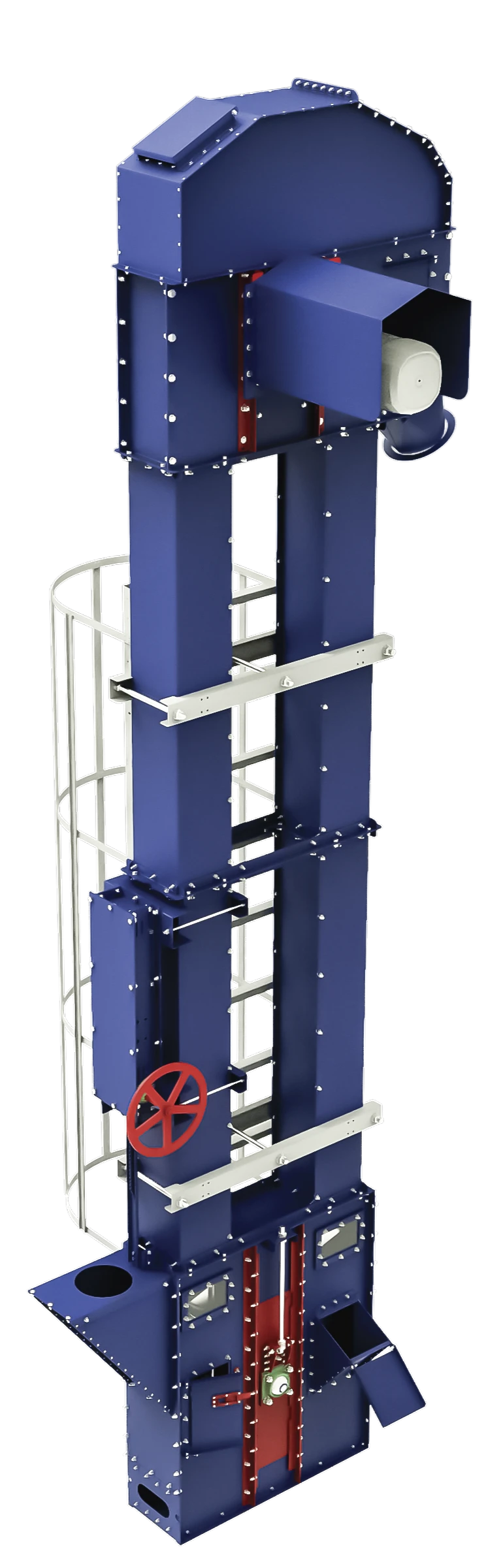 Industrial Grain Bucket Elevator for Vertical Transporting up to 50 Meters NPZ Type
