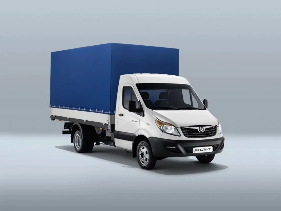Sollers Atlant M209-C2AA Truck with Platform and Tent Options