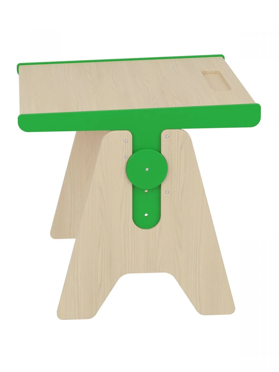 Adjustable Single Student Desk - Green