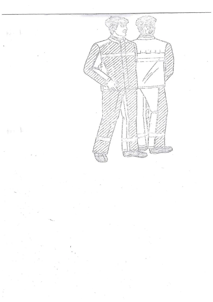 Cotton Protective Suit OP Men’s Jacket and Pants for High Temperatures