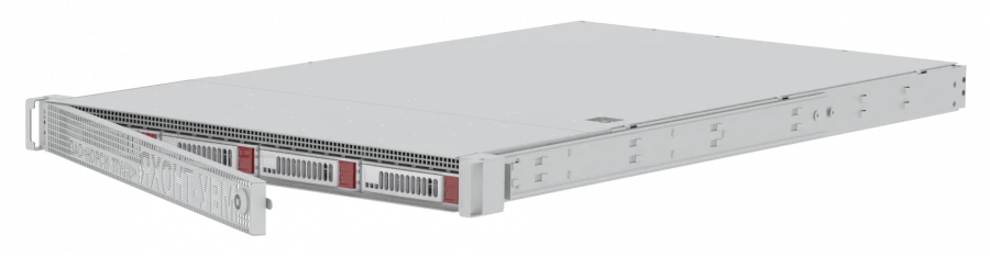 General Purpose 1U Server on Elbrus Platform, Single Processor, Yakhont-UVM B, Modification NIKA.466533.254