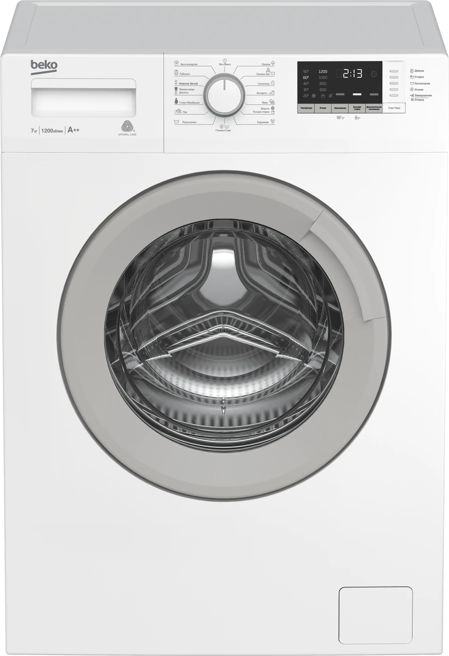 Fully Automatic Front-Loading Washing Machine WDN73612XSW