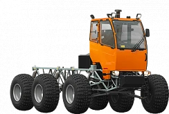 Self-Propelled Sprayer-Distributor TUMAN-1M with Interchangeable Equipment