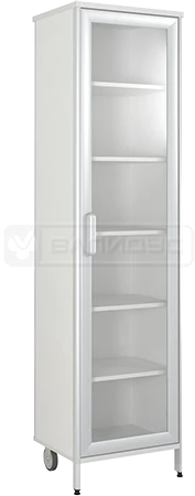 Medical Cabinet with Aluminum Profile, Single Door, SHMSK