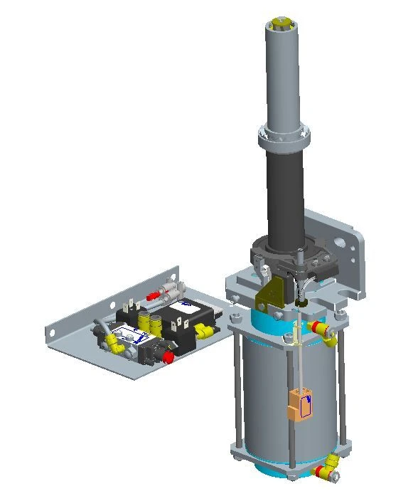 Pneumatic Door Actuator for Vehicles 40N1X100/100T1B030
