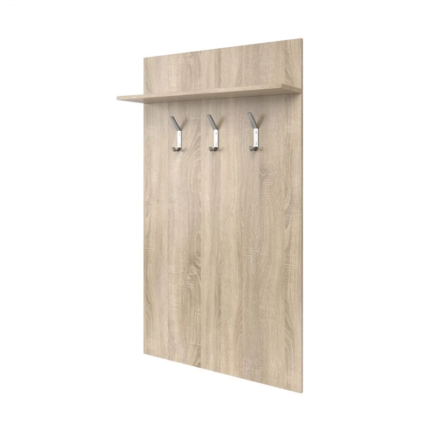 Wall-Mounted Coat Rack with Shelf, 800x200x1170mm
