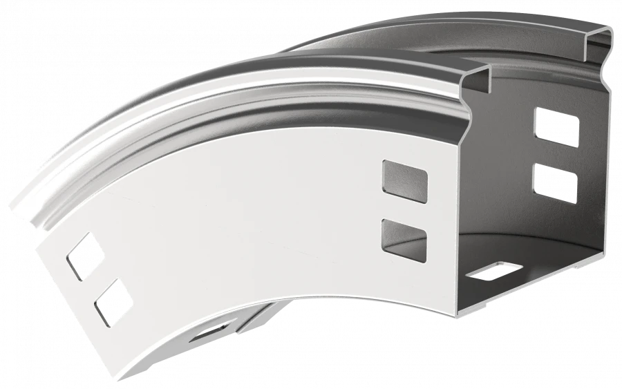 Smooth 45-Degree Vertical Cable Tray Bend CPV41-0-45-050-050 ESCA