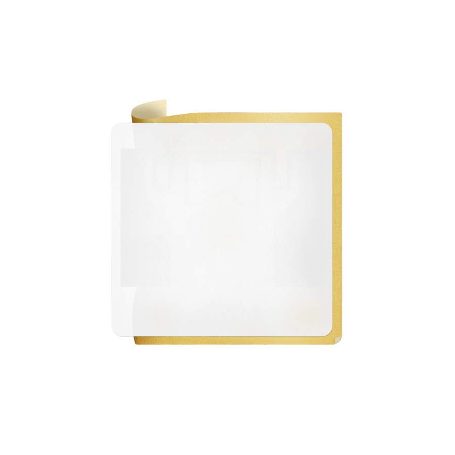 ISBC® UHF Labels 50x50mm with UCODE - PET Adhesive