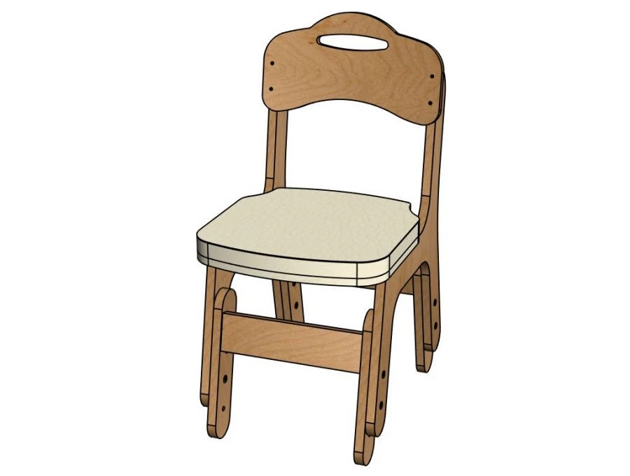 Timosha Chair No. 1, Adjustable Semi-Soft Seat/ StD39