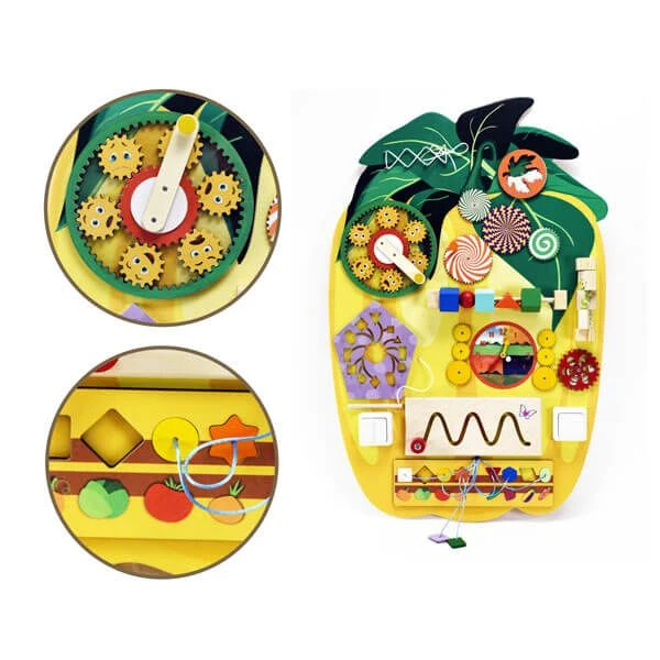 Yellow Pepper Busy Board for Child Development