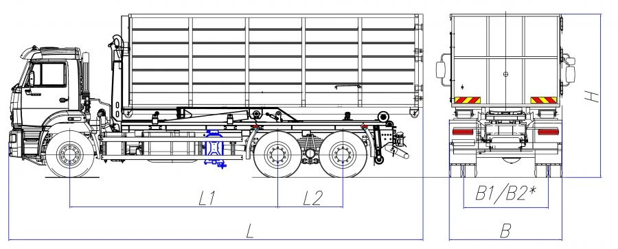 Multi-lift Self-loading Machine Model MK-4565
