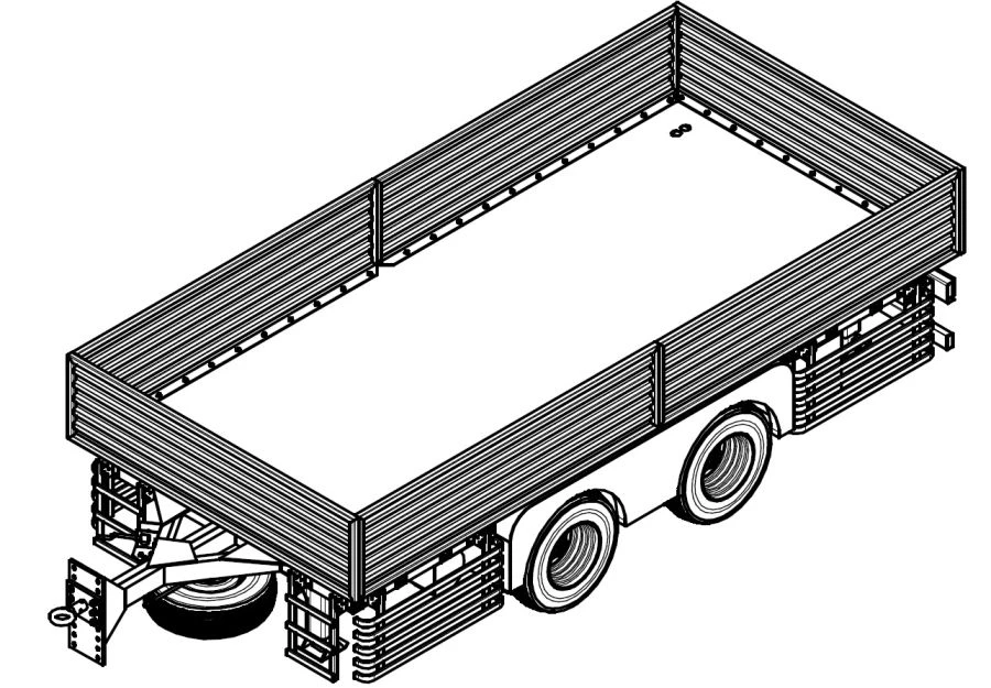 Universal Platform Trailer Bastion PU-B
