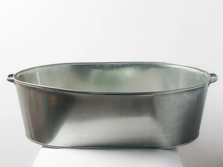 Oval Galvanized Steel Bath 100L