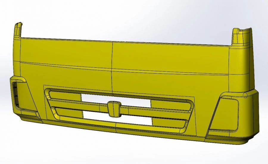 Front Cabin Fairing Panel with Spoilers 6520-8401010