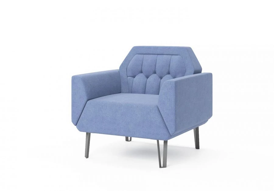 L17-1S Series Armchair for Residential and Public Spaces