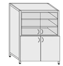 Metal Laboratory Equipment Cabinet 0.8/1mm Thickness SHK-5(m)
