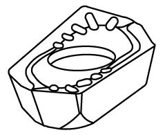 High-Performance Carbide Insert SA14-0405R-Q7A N100
