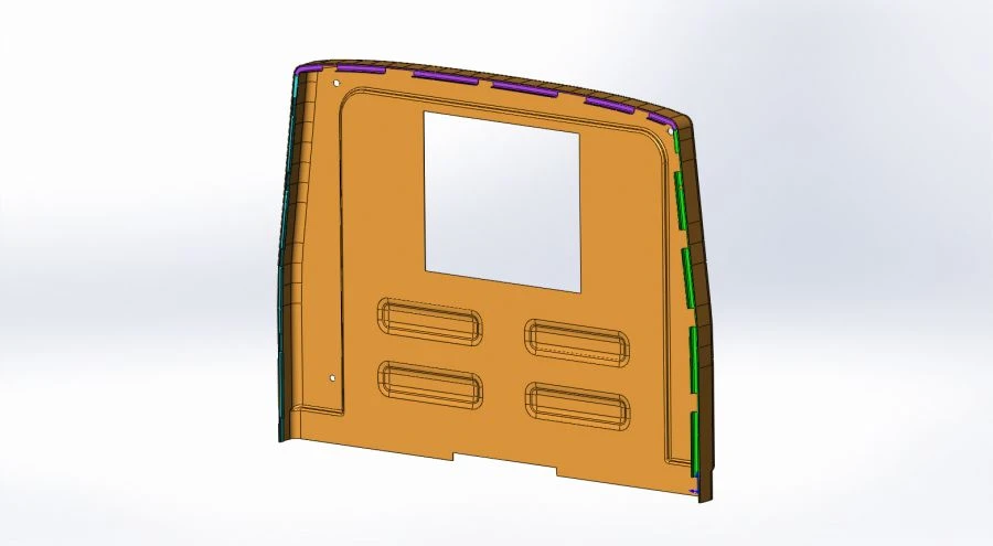 Complete Front Panel Assembly AP 42111M-5303106-02