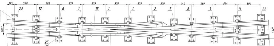 Crosspiece Type P50 Model 1/9 (Project MSZ.8352.13.000)